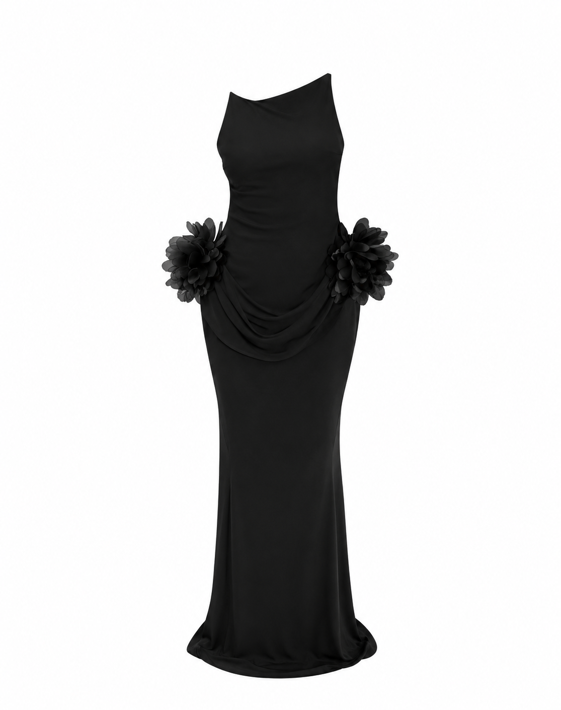 SIDE FLOWER DRESS