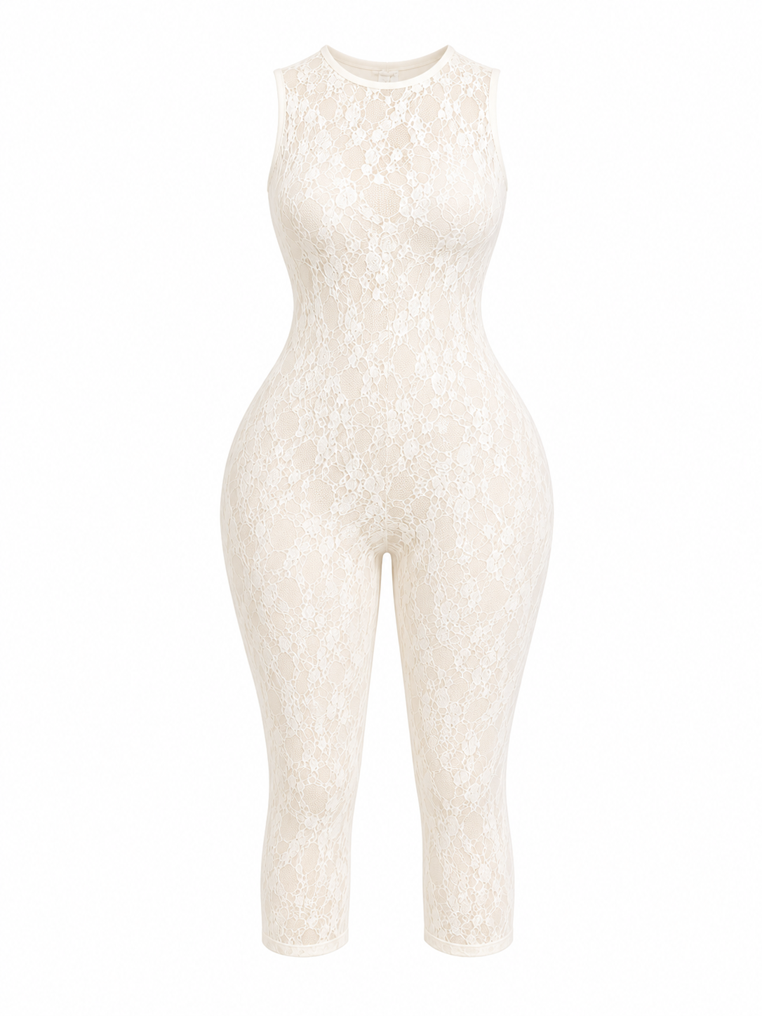 LACE KNEE JUMPSUIT